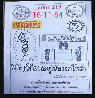 หวยนวเริงสาร16/11/64